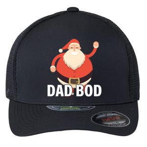 Dad Bod Santa Claus Christmas Flexfit Unipanel Trucker Cap