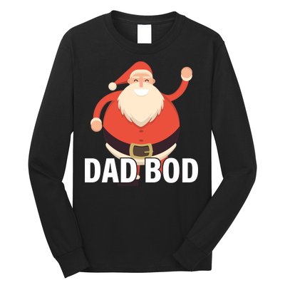 Dad Bod Santa Claus Christmas Long Sleeve Shirt