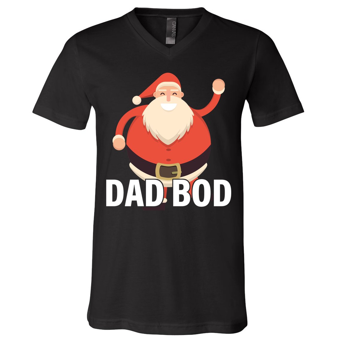 Dad Bod Santa Claus Christmas V-Neck T-Shirt