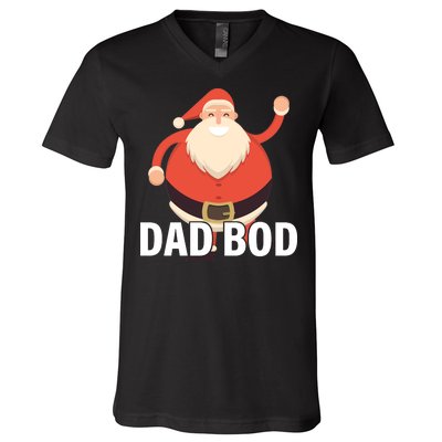 Dad Bod Santa Claus Christmas V-Neck T-Shirt