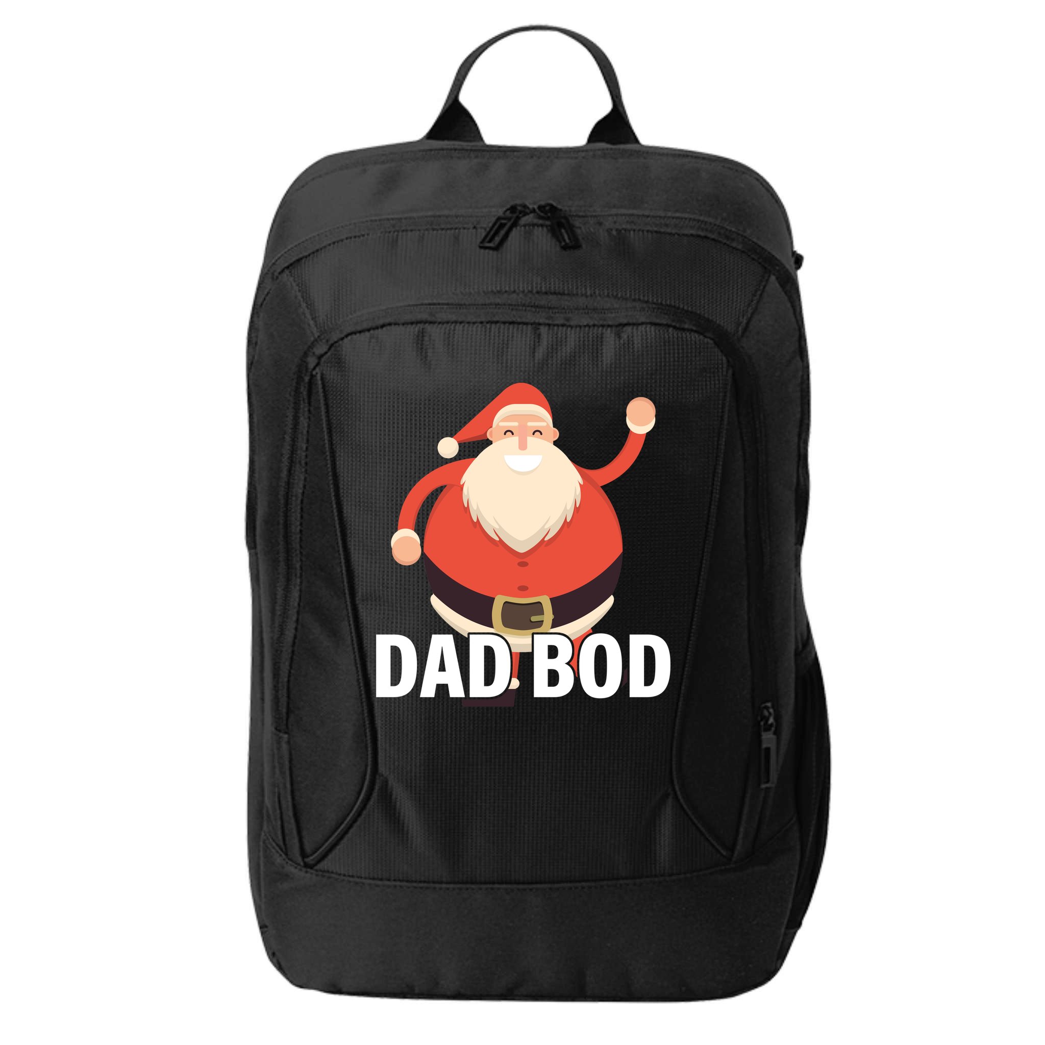 Dad Bod Santa Claus Christmas City Backpack