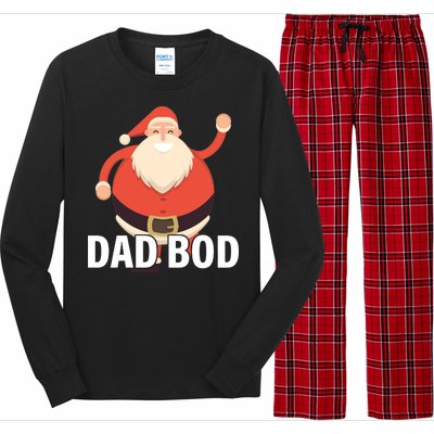 Dad Bod Santa Claus Christmas Long Sleeve Pajama Set