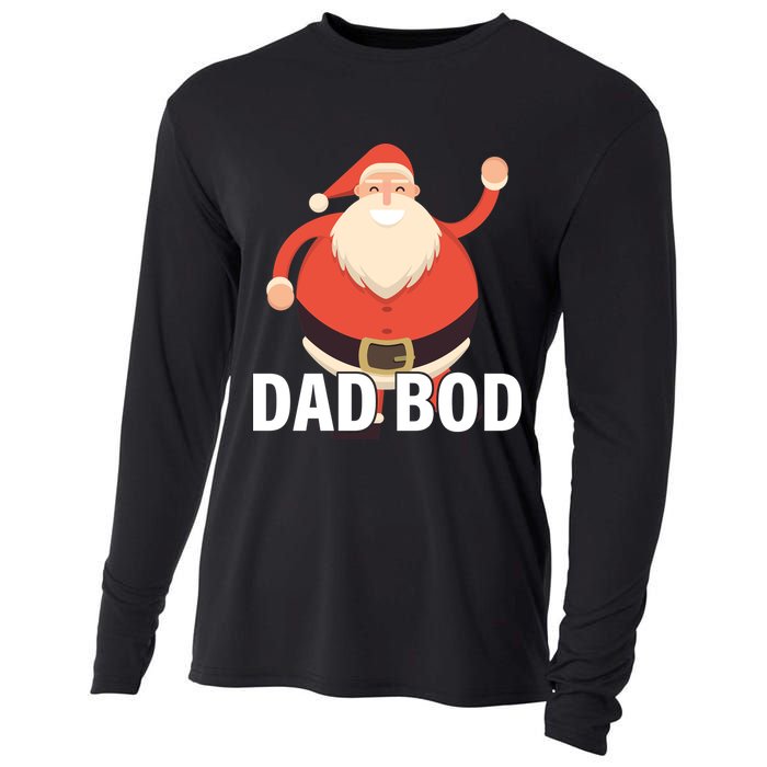 Dad Bod Santa Claus Christmas Cooling Performance Long Sleeve Crew