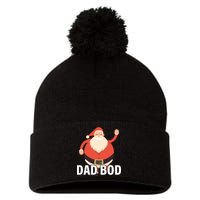 Dad Bod Santa Claus Christmas Pom Pom 12in Knit Beanie