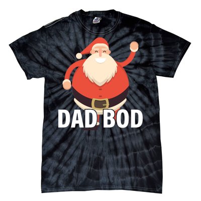 Dad Bod Santa Claus Christmas Tie-Dye T-Shirt