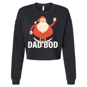 Dad Bod Santa Claus Christmas Cropped Pullover Crew