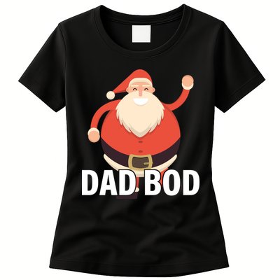 Dad Bod Santa Claus Christmas Womens T-Shirt