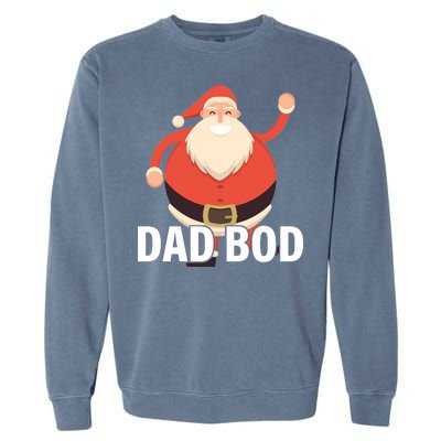 Dad Bod Santa Claus Christmas Garment-Dyed Sweatshirt