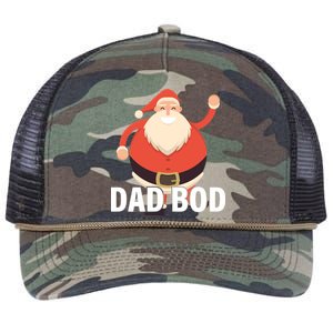 Dad Bod Santa Claus Christmas Retro Rope Trucker Hat Cap