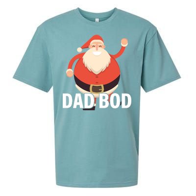 Dad Bod Santa Claus Christmas Sueded Cloud Jersey T-Shirt