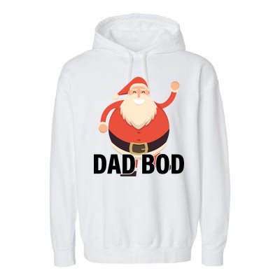 Dad Bod Santa Claus Christmas Garment-Dyed Fleece Hoodie