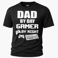 Dad By Day Gamer By Night Cooling Performance Crew T-Shirt