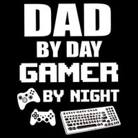 Dad By Day Gamer By Night Cooling Performance Crew T-Shirt
