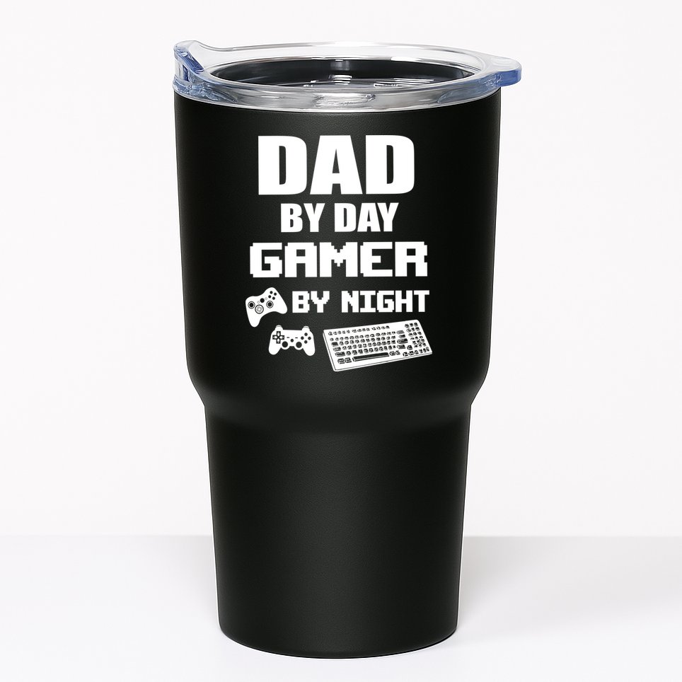Dad By Day Gamer By Night Tumbler