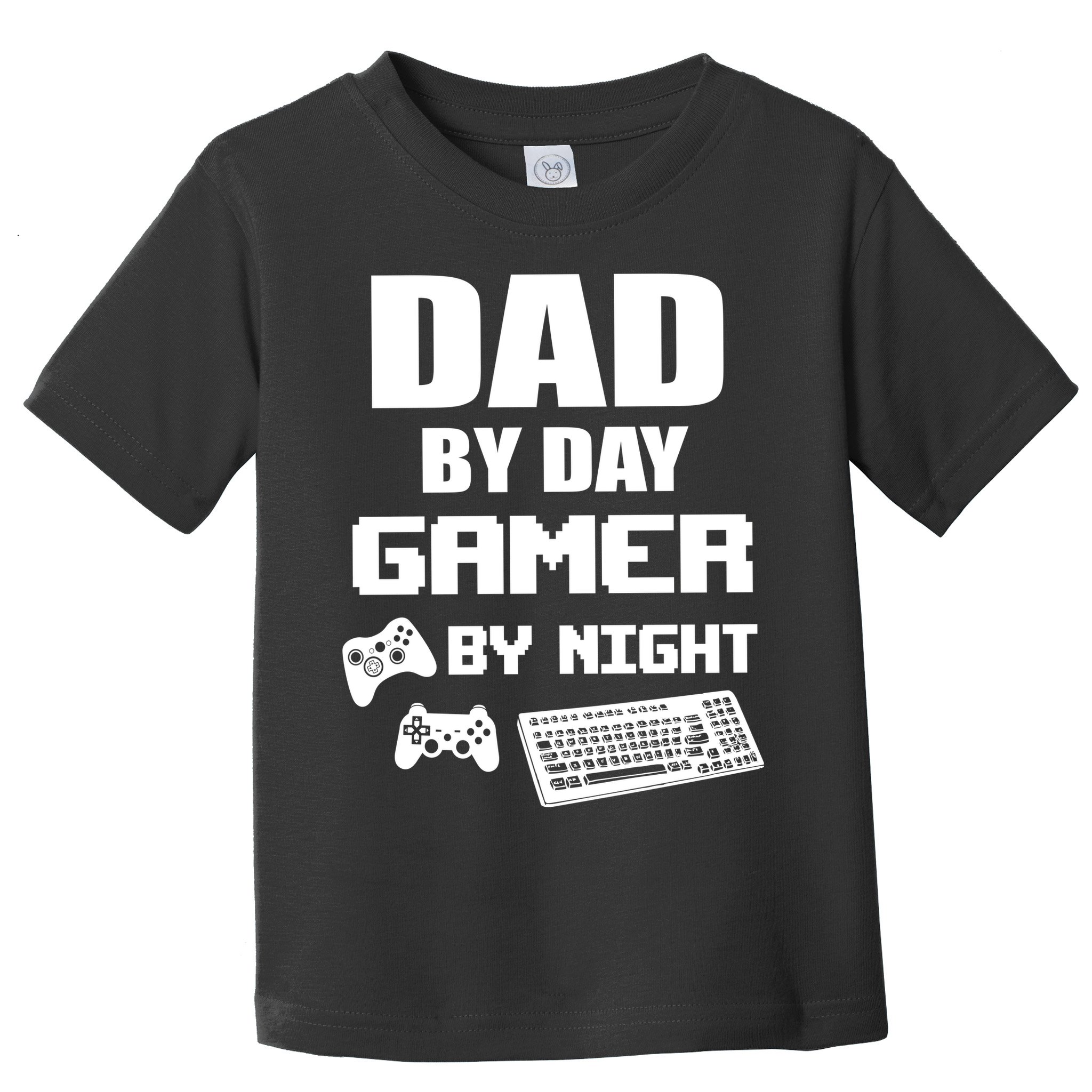 Dad By Day Gamer By Night Toddler T-Shirt