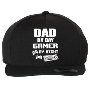 Dad By Day Gamer By Night Wool Snapback Cap