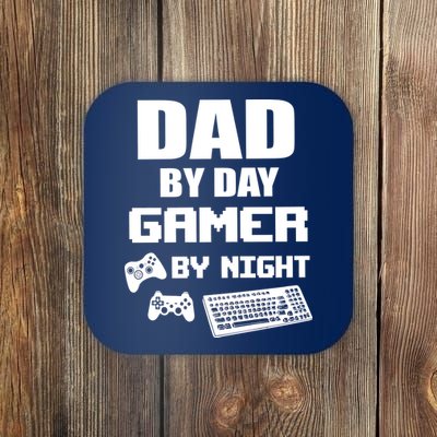 Dad By Day Gamer By Night Coaster