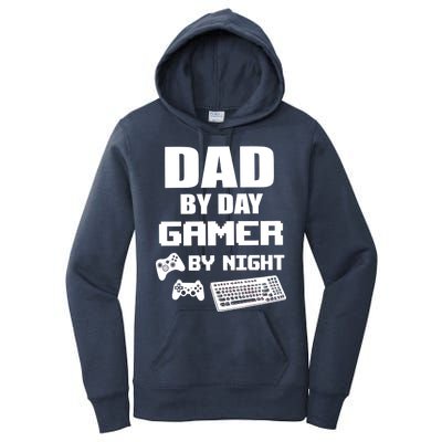 Dad By Day Gamer By Night Women's Pullover Hoodie