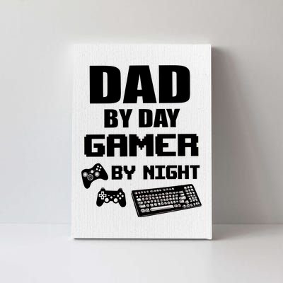 Dad By Day Gamer By Night Canvas