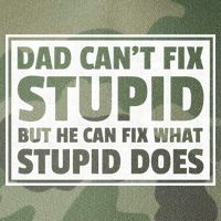 Dad Can't Fit Stupid But He Can What Stupid Does Legacy Tie Dye Trucker Hat