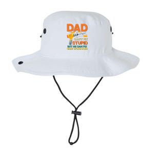 Dad Can't Fix Stupid But He Can Fix What Stupid Does Legacy Cool Fit Booney Bucket Hat