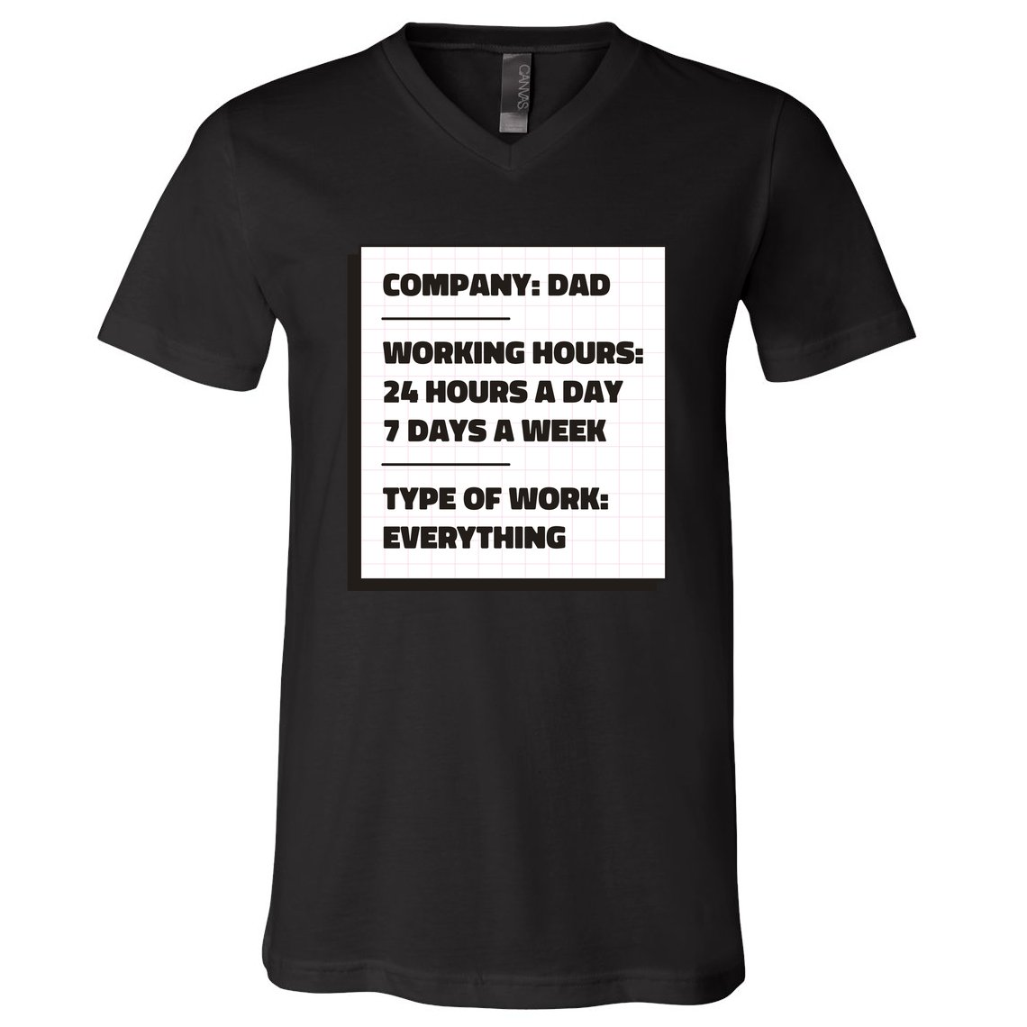 Dad Company V-Neck T-Shirt
