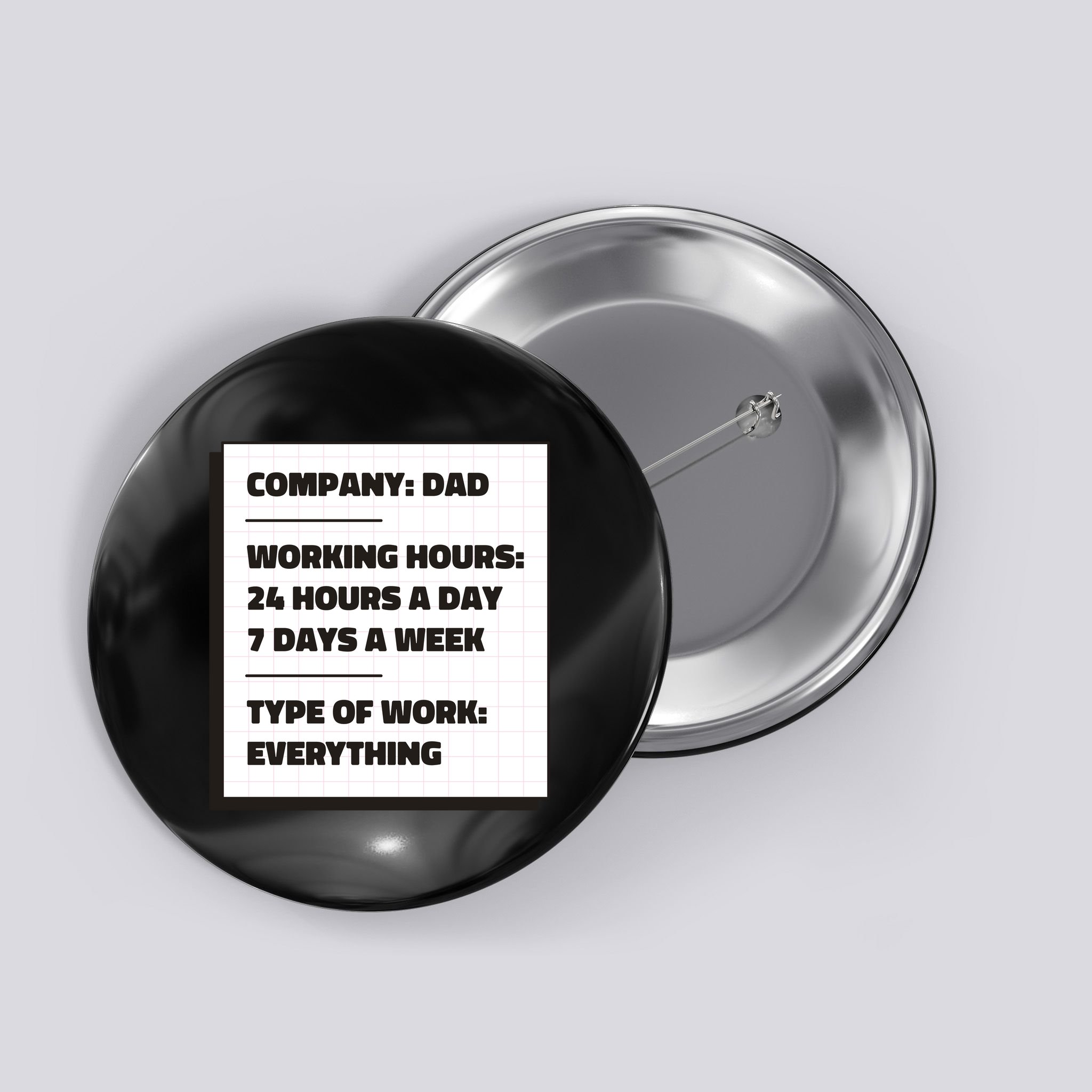 Dad Company Button