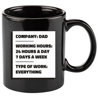 Dad Company 11oz C Handle Ceramic Mug