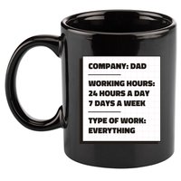 Dad Company 11oz C Handle Ceramic Mug