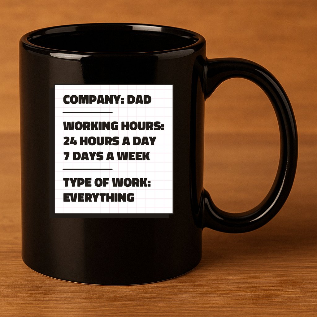 Dad Company 11oz C Handle Ceramic Mug