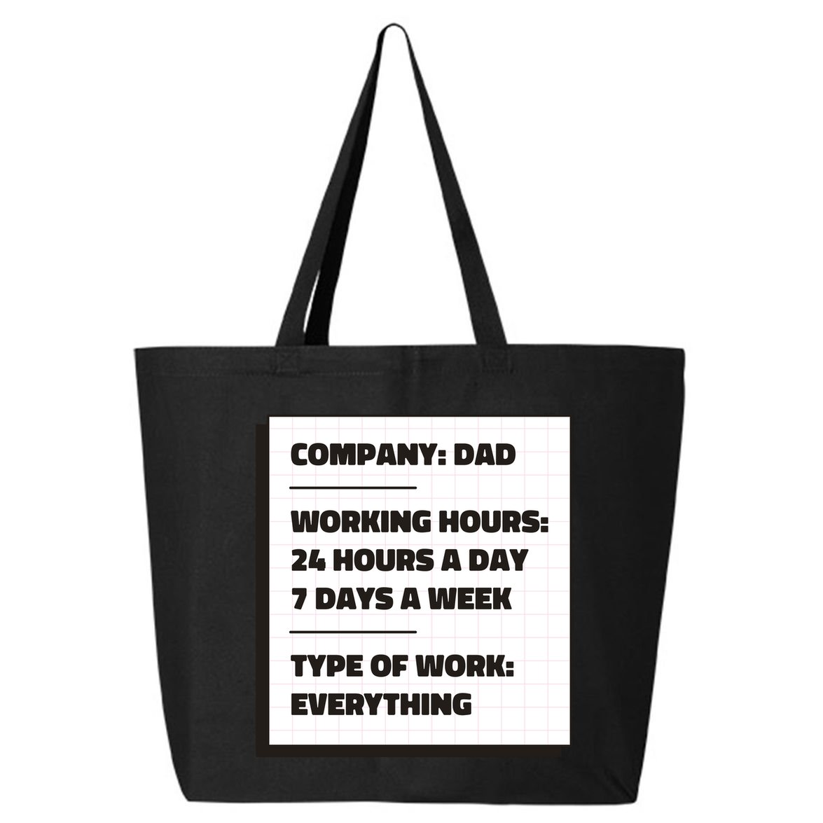 Dad Company 25L Jumbo Tote
