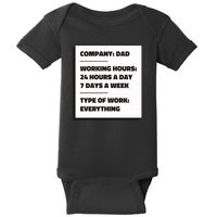 Dad Company Baby Bodysuit