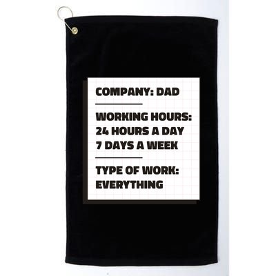 Dad Company Golf Towel