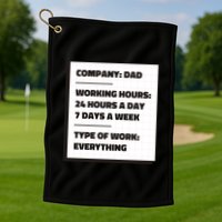 Dad Company Golf Towel