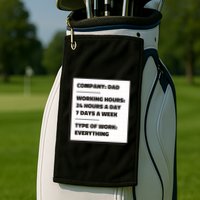 Dad Company Golf Towel