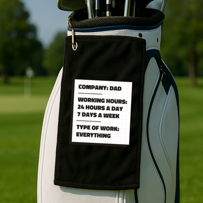 Dad Company Golf Towel
