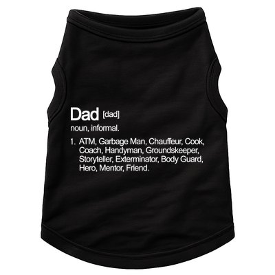 Dad Definition Of All Things Doggie Tank