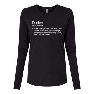 Dad Definition Of All Things Womens Cotton Relaxed Long Sleeve T-Shirt