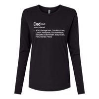 Dad Definition Of All Things Womens Cotton Relaxed Long Sleeve T-Shirt