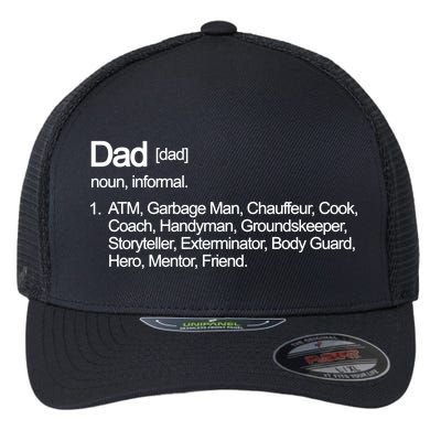 Dad Definition Of All Things Flexfit Unipanel Trucker Cap