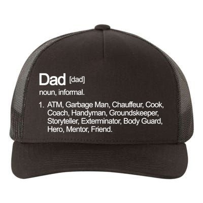 Dad Definition Of All Things Yupoong Adult 5-Panel Trucker Hat