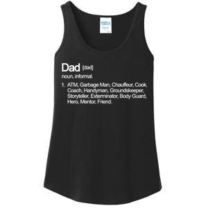 Dad Definition Of All Things Ladies Essential Tank