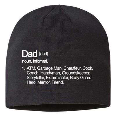 Dad Definition Of All Things Sustainable Beanie