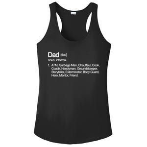 Dad Definition Of All Things Ladies PosiCharge Competitor Racerback Tank