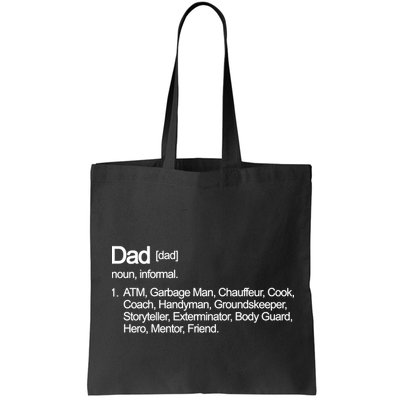 Dad Definition Of All Things Bag