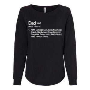 Dad Definition Of All Things Womens California Wash Sweatshirt