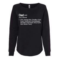 Dad Definition Of All Things Womens California Wash Sweatshirt