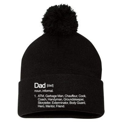 Dad Definition Of All Things Pom Pom 12in Knit Beanie