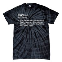 Dad Definition Of All Things Tie-Dye T-Shirt