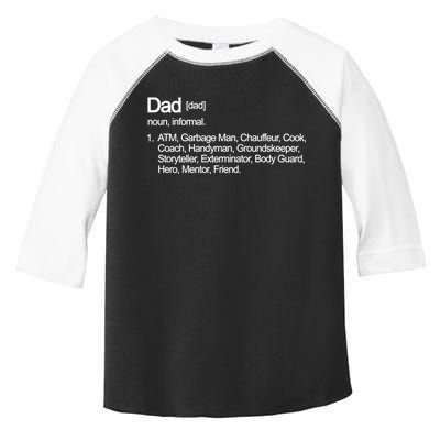 Dad Definition Of All Things Toddler Fine Jersey T-Shirt